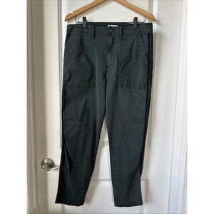Anthropologie Pistola Jeans Pants Womens 31 Green Mara Straight Utility Straight